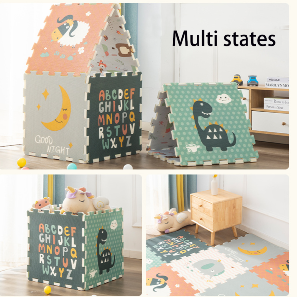 XPE Splicing Baby Play Mat 30x30x1.0cm Non-toxic Factory Hot selling Educational Interlocking Eva Foam Tatami Puzzle Mat Play Carpet Tiles Kids Children Baby Crawling Mat - Image 6
