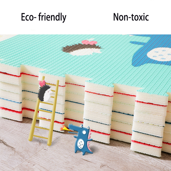 XPE Splicing Baby Play Mat 30x30x1.0cm Non-toxic Factory Hot selling Educational Interlocking Eva Foam Tatami Puzzle Mat Play Carpet Tiles Kids Children Baby Crawling Mat - Image 7