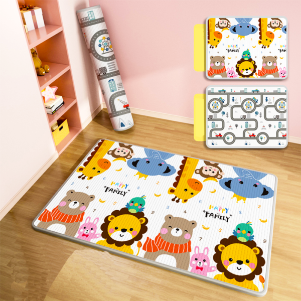 XPE Rolling Baby Play Mat 180x300x2.0cm Education Infant Toddler Indoor and Outdoor Kids Baby Crawling Mat Children's Crawling Pat Carpet Play Mats Factory