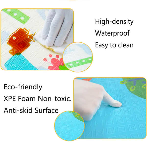 XPE Splicing Baby Play Mat 30x30x1.0cm Non-toxic Factory Hot selling Educational Interlocking Eva Foam Tatami Puzzle Mat Play Carpet Tiles Kids Children Baby Crawling Mat - Image 2