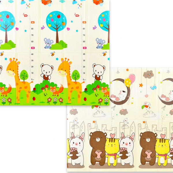 XPE Foldable Baby Play Mat 150x200x2.0cm Baby Crawling Mat Children's Crawling Pat Eco-friendly Folding Play Mats Factory Direct sale