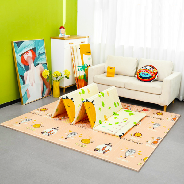 XPE Foldable Baby Play Mat 160x180x1.0cm Baby Crawling Mat Children's Crawling Pat Eco-friendly Folding Play Mats Factory Direct sale